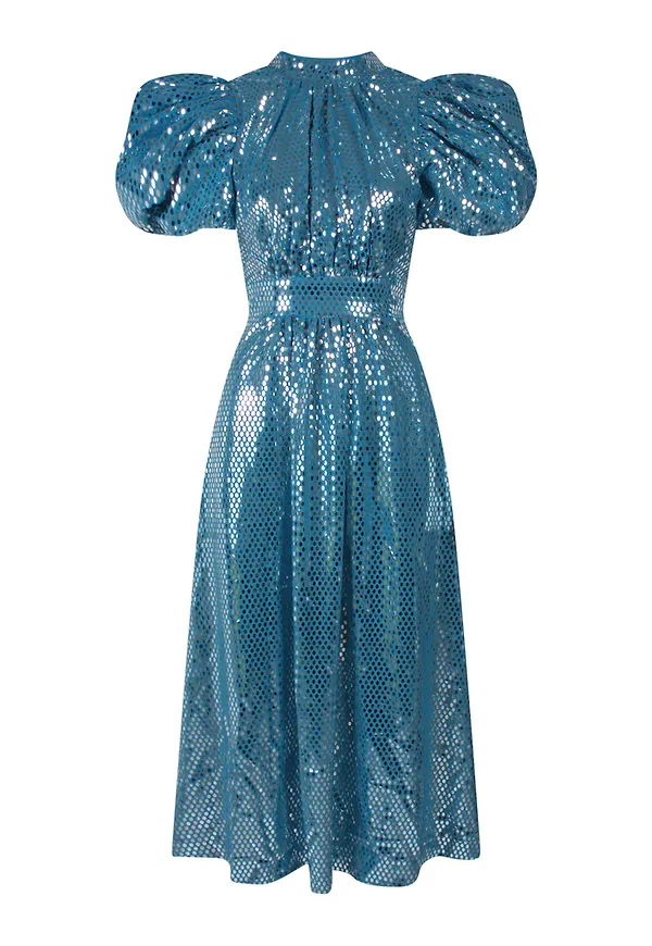 Rotate Birger Christensen Dress Rt1620 Blå, Dam