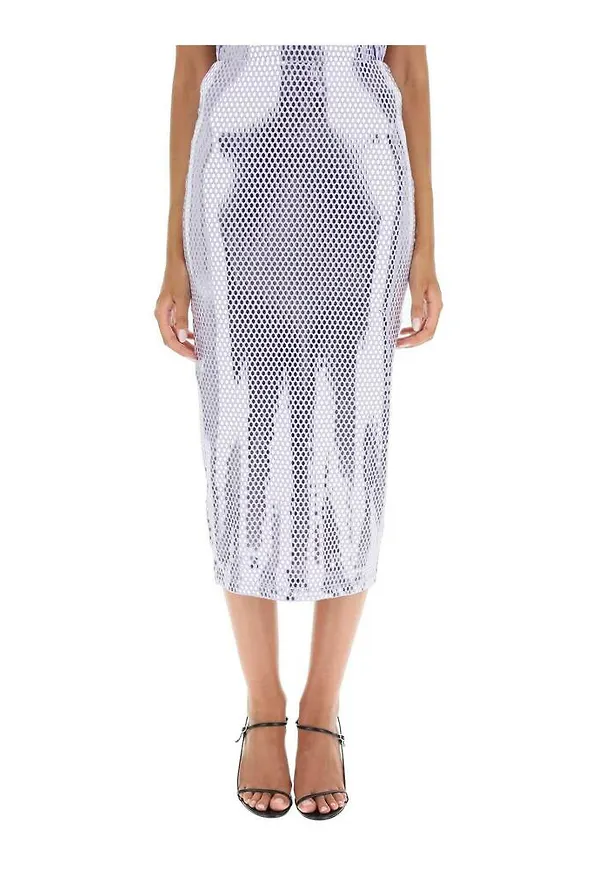 Rotate Birger Christensen Skirt Grå, Dam