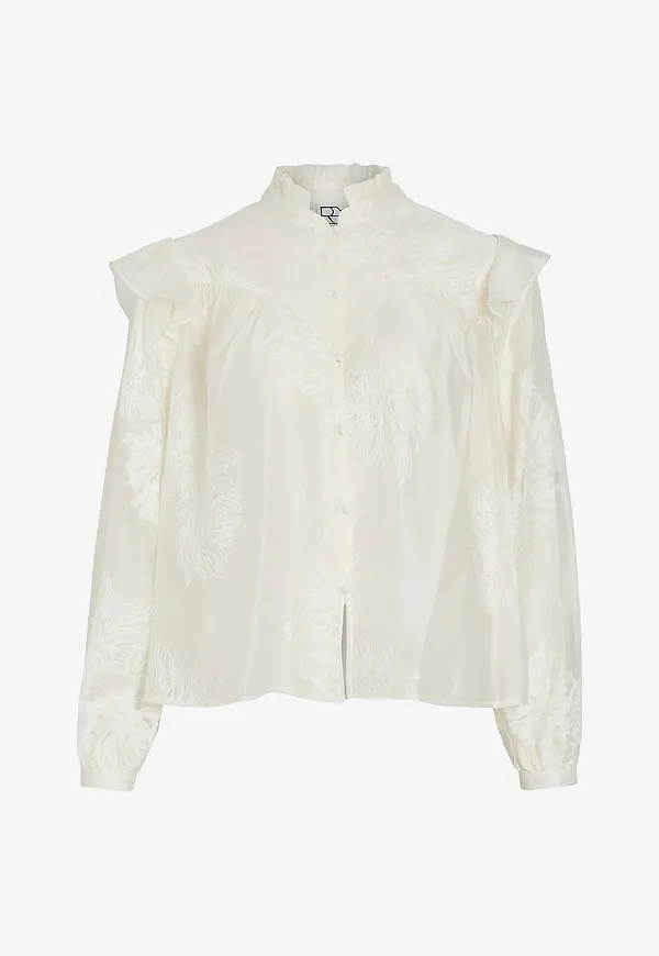 Rouge Edit - Blus rouVivia L/S - Vit