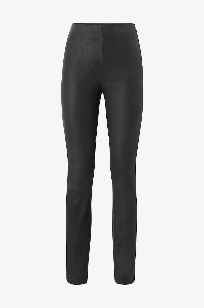 Rouge Vila - Leggings viBlackie 7/8 Leather Legging - Svart