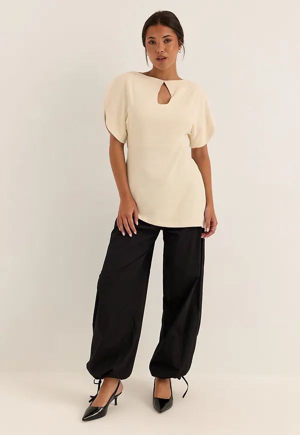 Rounded Sleeve Blouse