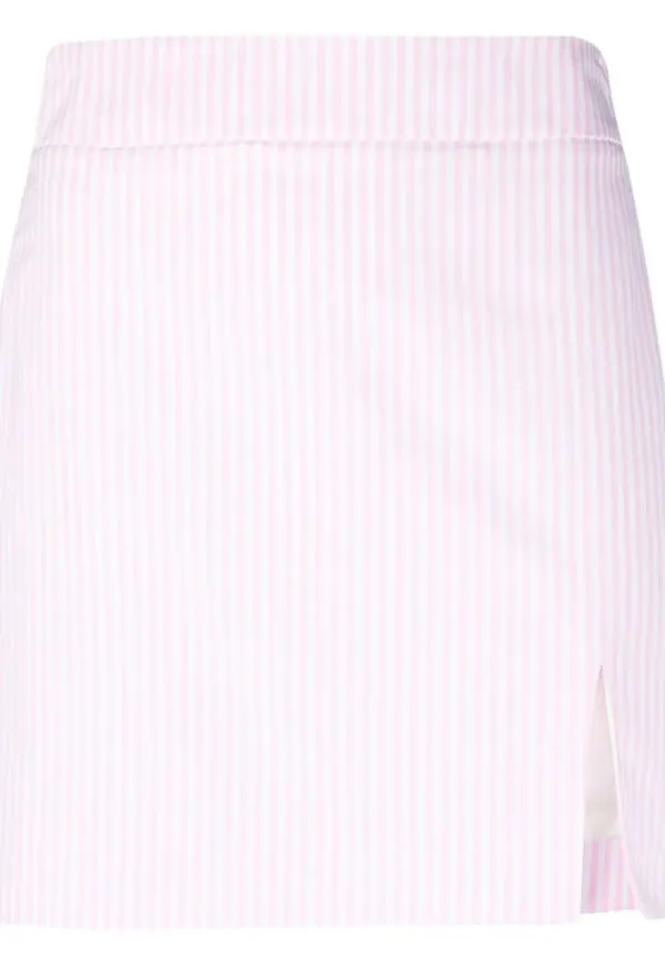 Rowen Rose randig minikjol - Rosa