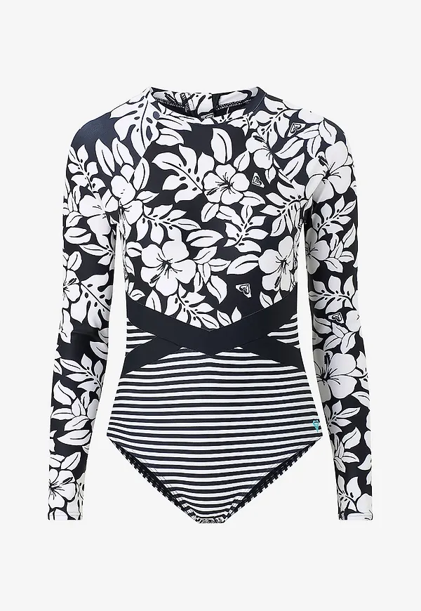 Roxy - Baddräkt Summer Surf LS Onesie - Svart