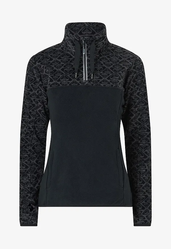Roxy - Fleecetröja Sayna Half Zip - Svart