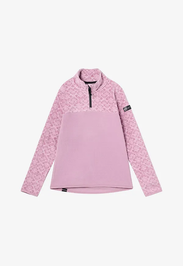 Roxy - Fleecetröja Whitecamp Half Zip - Rosa
