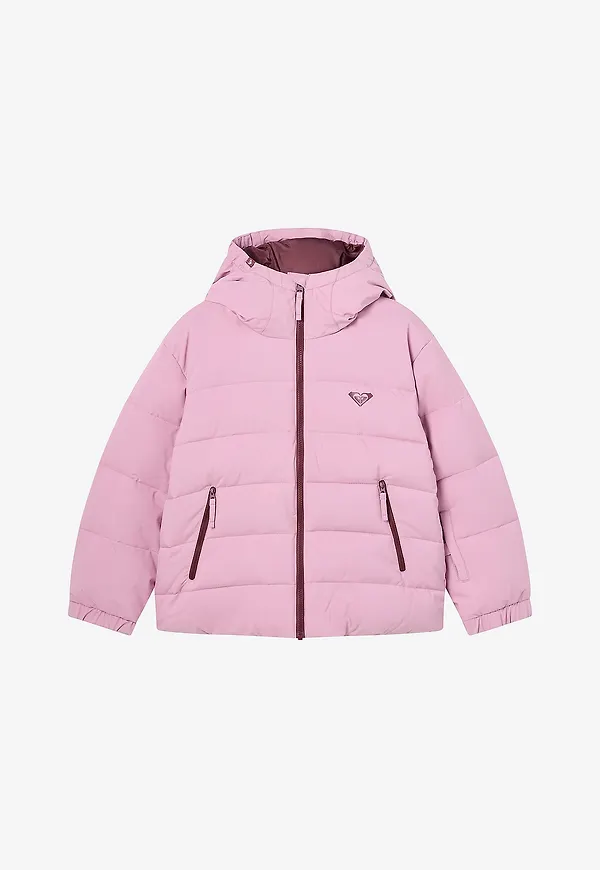 Roxy - Skidjacka Snowyhill Puffy Girl JK - Rosa