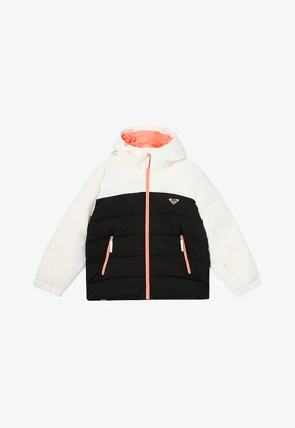 Roxy - Skidjacka Snowyhill Puffy Girl JK - Vit