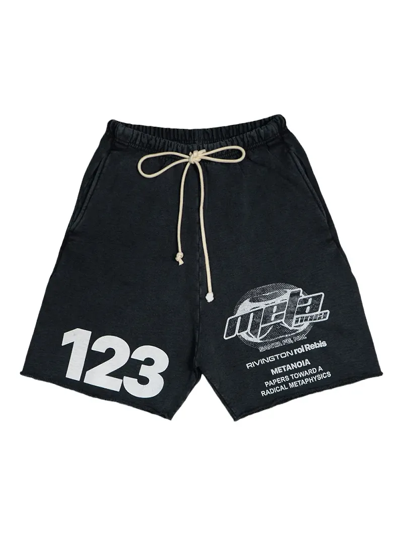 RRR123 Radical Alma träningsshorts med dragsko - Svart