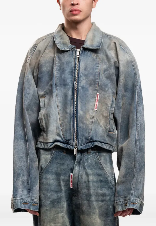 RRR123 Rose Trucker jacka - Blå
