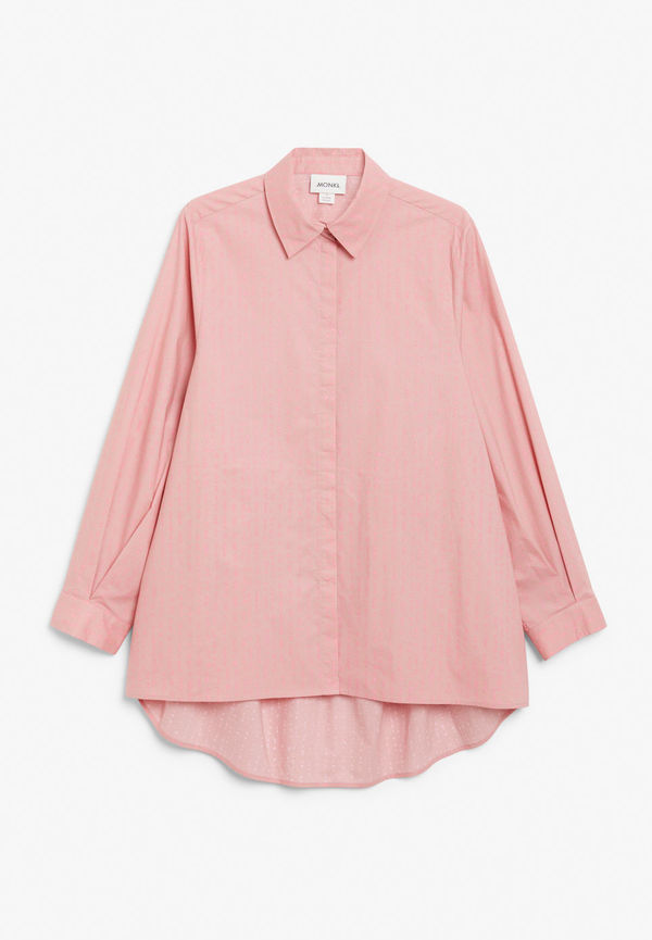 Ruched back shirt - Pink