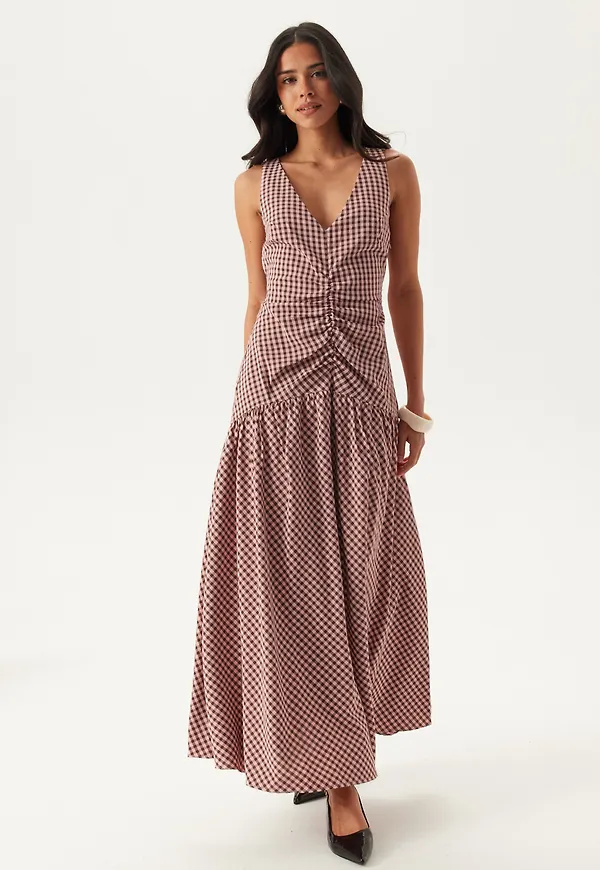 Ruched Front Ankle Dress – Bubbleroom