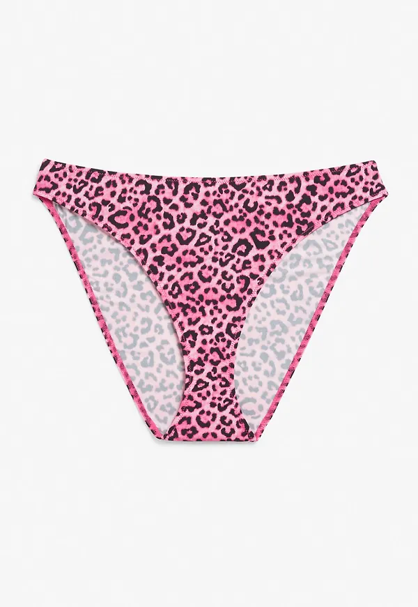 Ruched regular waist briefs - Pink