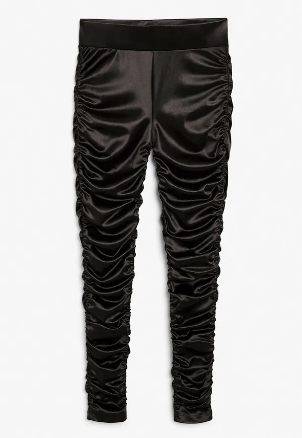 Ruffle leggings - Black