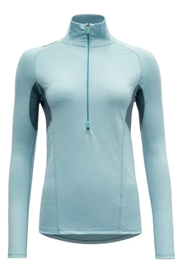 Running Woman Zip Neck
