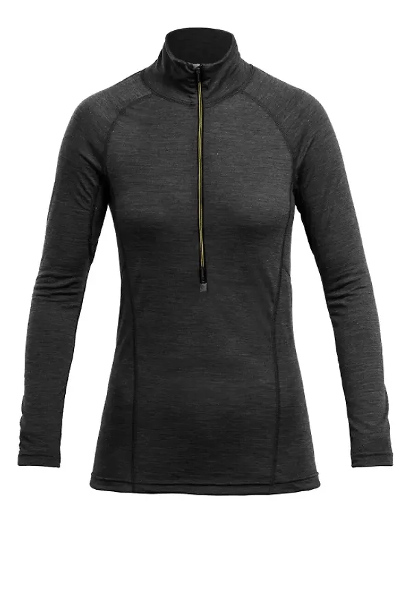 Running Woman Zip Neck