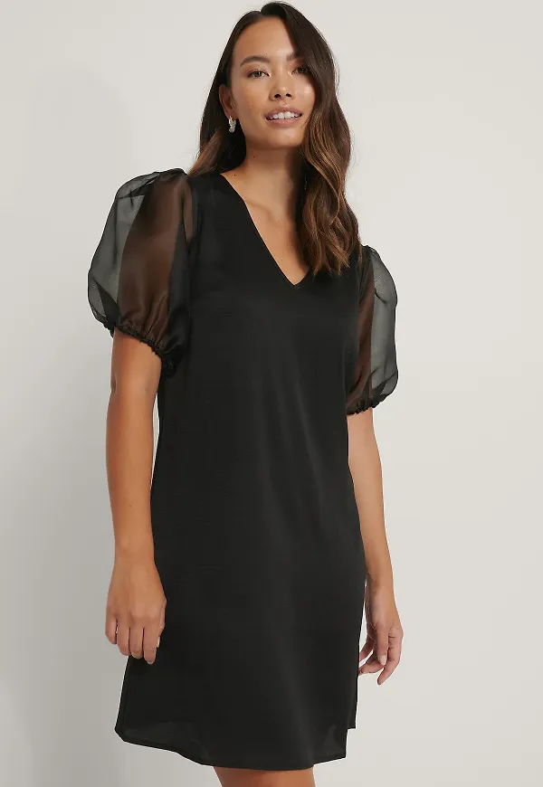 Rut&Circle Miniklänning - Black