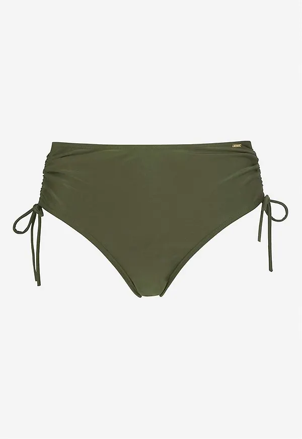 Rynkad bikinitrosa med hög midja