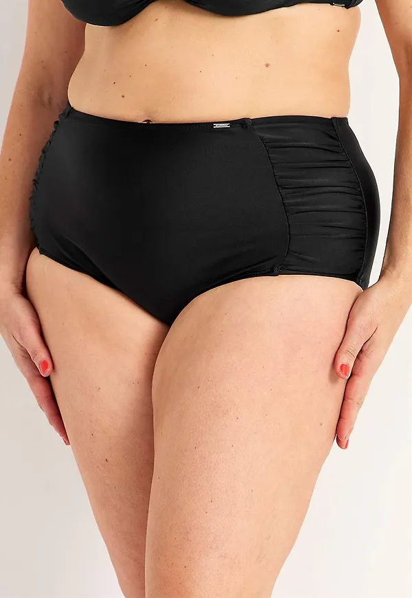 Rynkad bikinitrosa med hög midja Honolulu