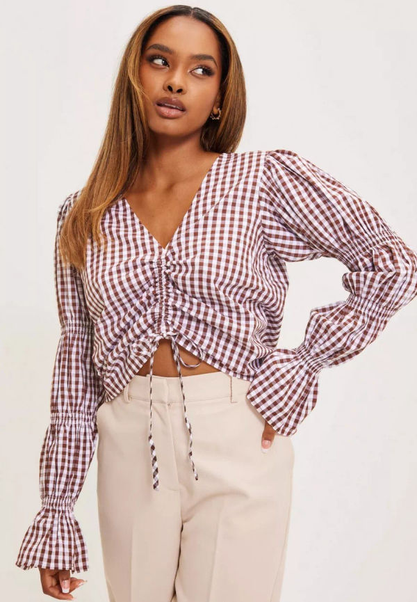 Résumé - Blusar & Skjortor - Brown - NigelRS Blouse - Blusar & Skjortor