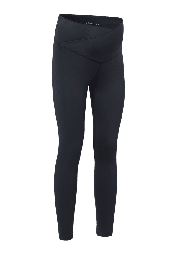 Röhnisch - Gravidträningstights Maternity Wrap Tights - Svart
