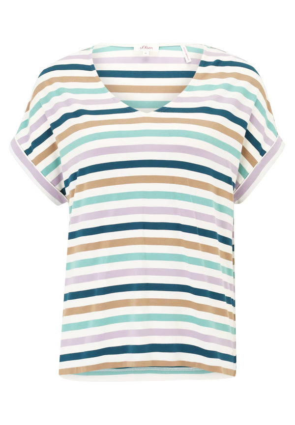 s.Oliver T-shirt blandade färger / off-white