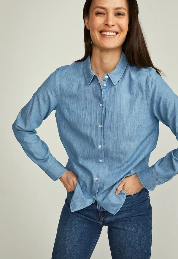 Sabrina denim shirt