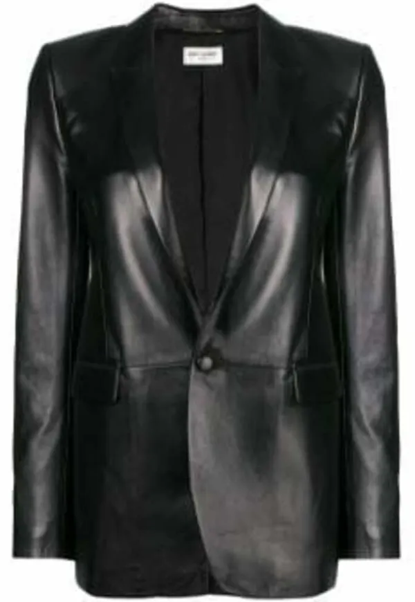 Saint Laurent - Blazer - Svart - Dam - Storlek: L
