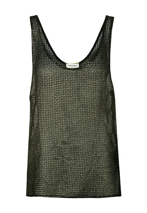 Saint Laurent - Linnen - Svart - Dam - Storlek: XS