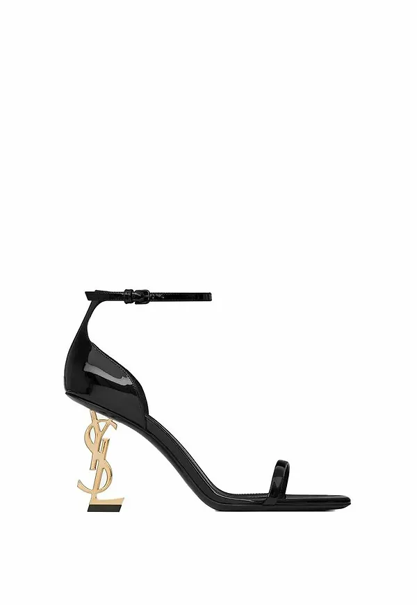 Saint Laurent - Sandaler - Svart - Dam - Storlek: 38 Eu,40 EU