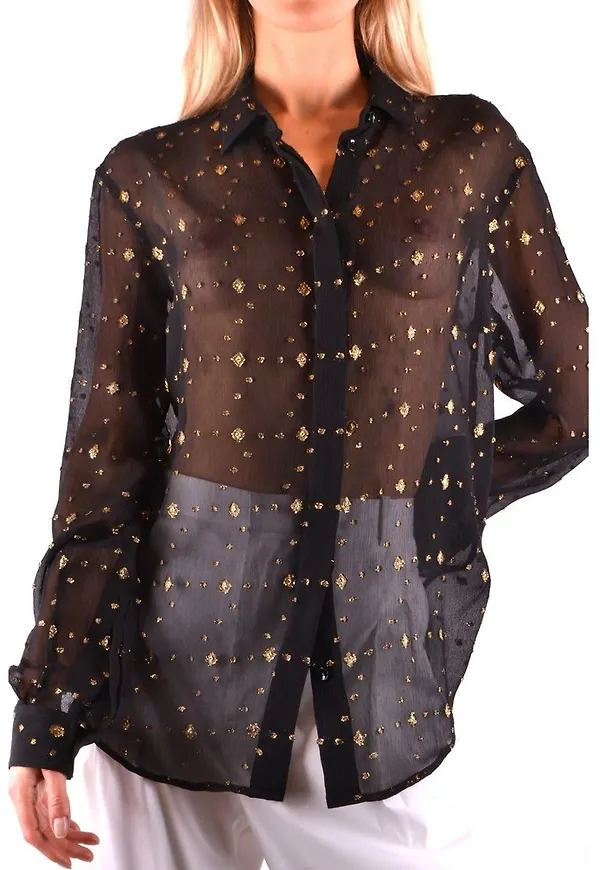 Saint Laurent - Skjortor - Svart - Dam - Storlek: M