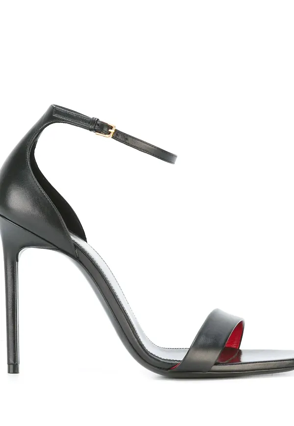 Saint Laurent Amber 105 sandaler - Svart