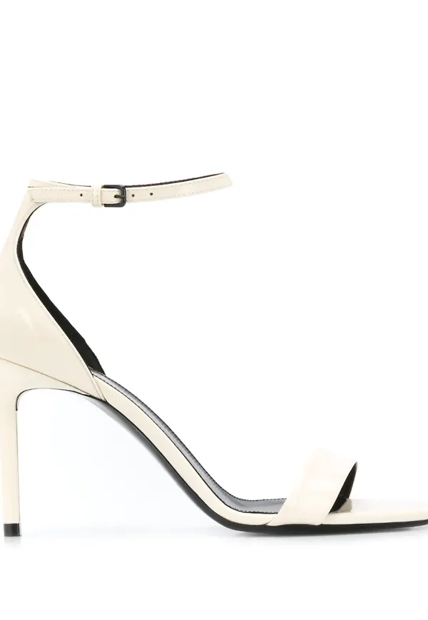 Saint Laurent Amber sandaler - Vit