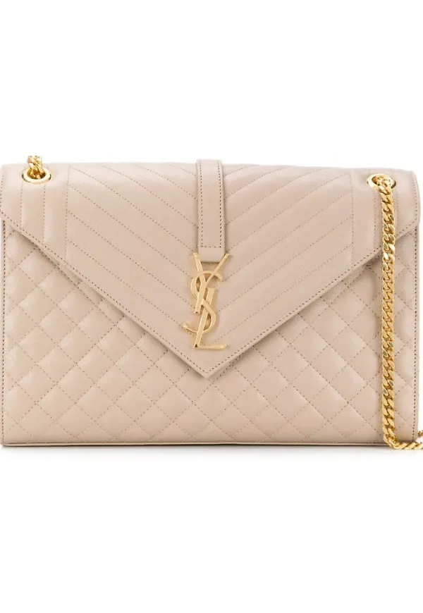Saint Laurent Axelväska Beige, Dam