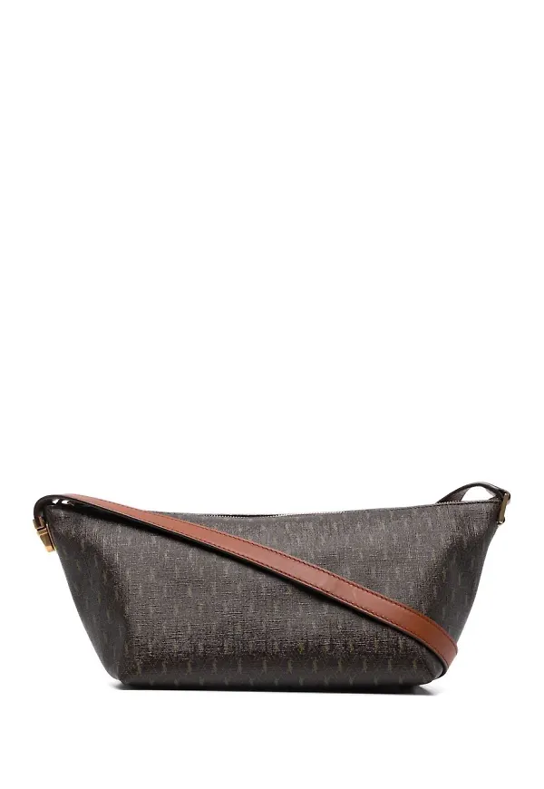 Saint Laurent axelväska med monogram - Brun