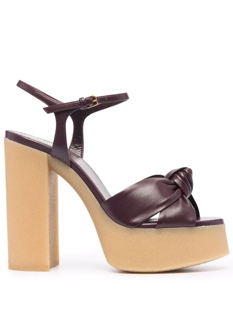 Saint Laurent Bianca sandaler 145 mm - Röd
