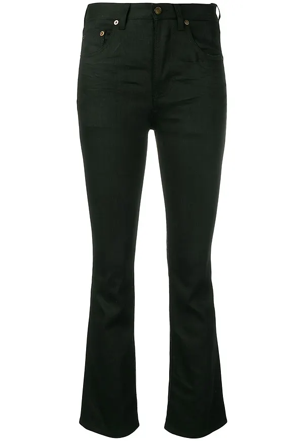 Saint Laurent byxor med smal passform - Svart