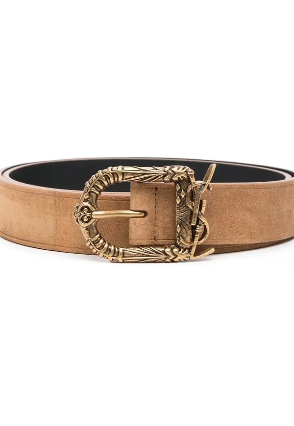 Saint Laurent bälte med spänne - Neutral