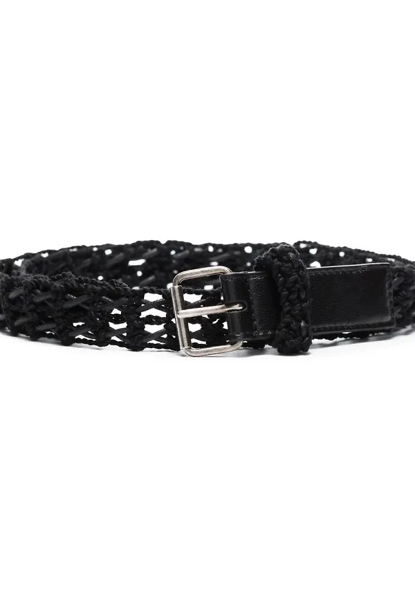 Saint Laurent bälte med spänne - Svart