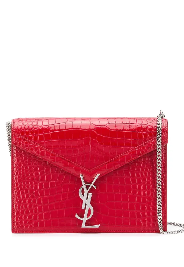 Saint Laurent Cassandra axelväska - Röd