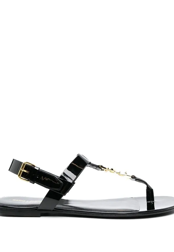 Saint Laurent Cassandra sandaler - Svart