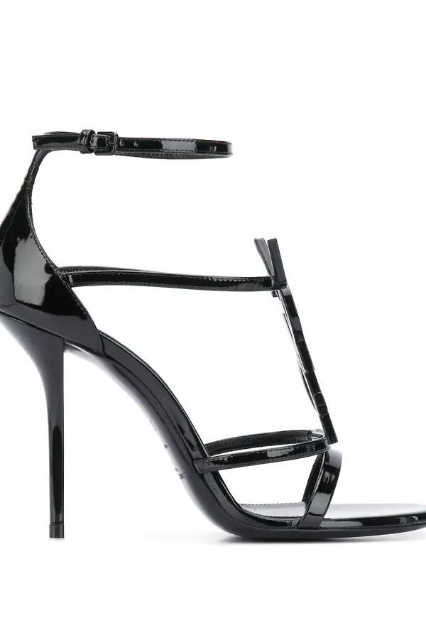 Saint Laurent Cassandra sandaler - Svart