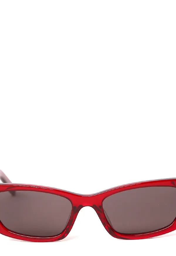 Saint Laurent Cat-Eye Sunglasses Röd, Dam