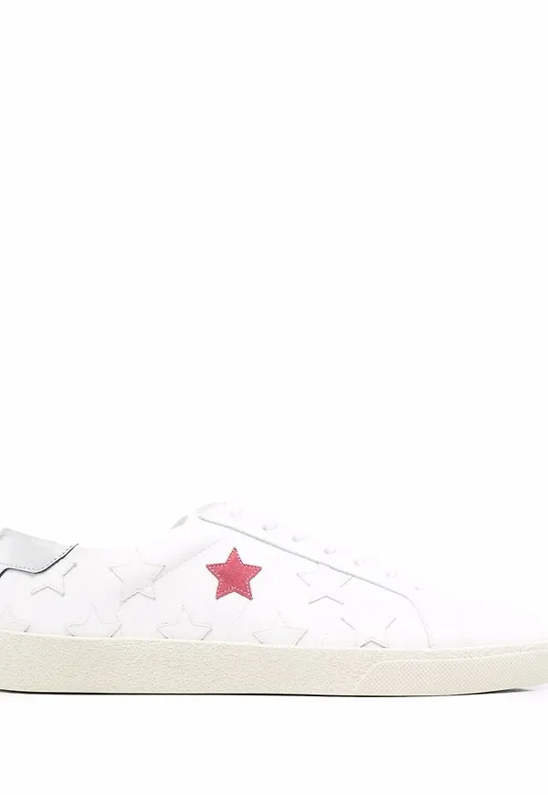 Saint Laurent Court låga sneakers - Vit