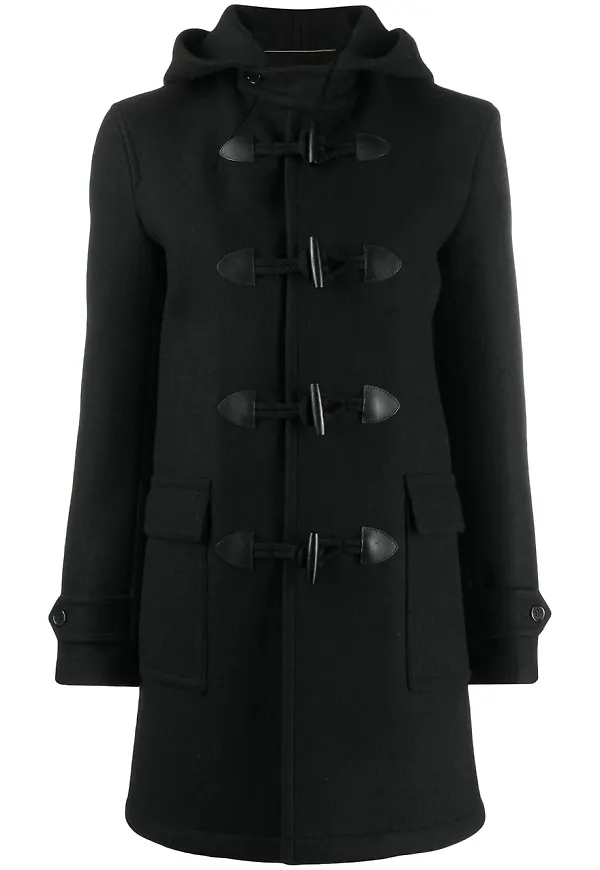 Saint Laurent duffelkappa - Svart