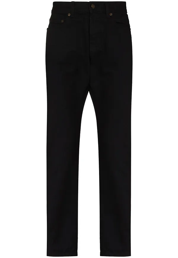 Saint Laurent Etienne skinny-jeans - Svart