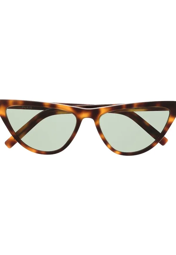 Saint Laurent Eyewear cat eye-solglasögon - Brun
