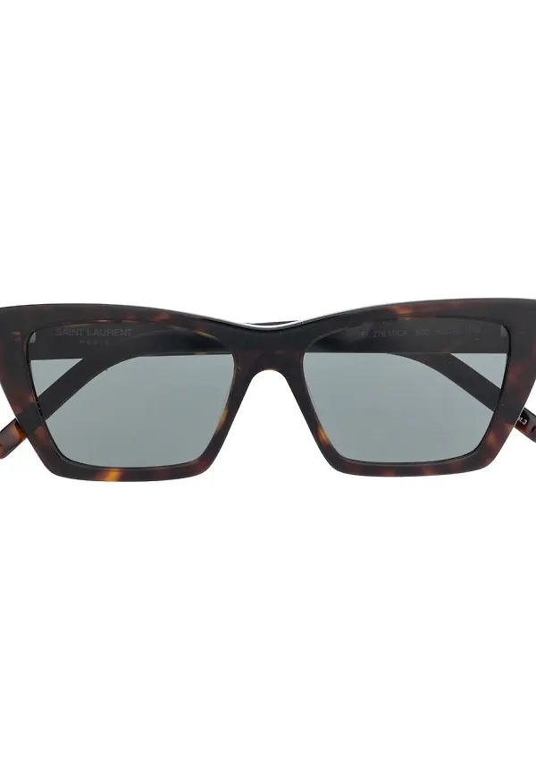 Saint Laurent Eyewear cat eye-solglasögon - Brun