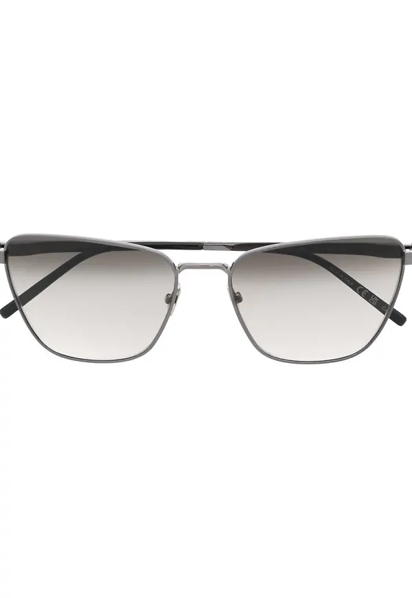 Saint Laurent Eyewear cat eye-solglasögon - Grå