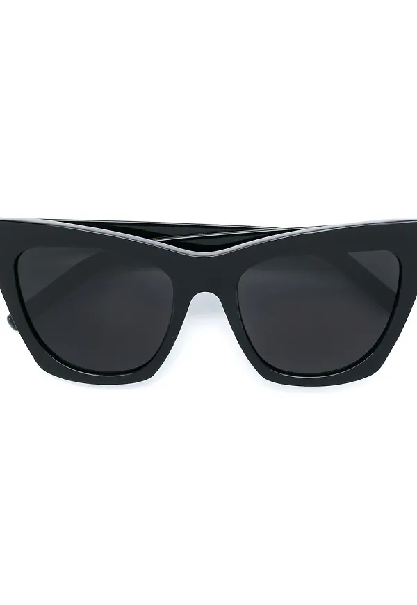 Saint Laurent Eyewear cat eye-solglasögon - Svart