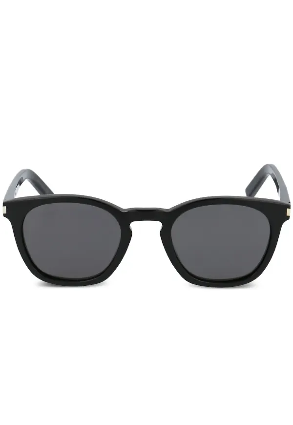 Saint Laurent Eyewear runda solglasögon - Svart